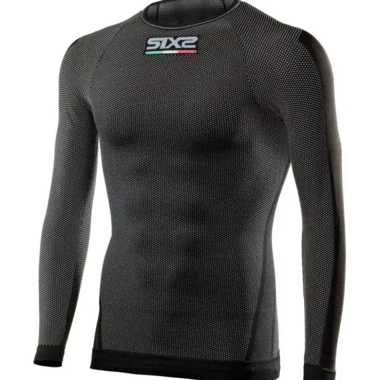 Maglia Intima Tecnica Termica Unisex Sixs TS2 Nero Carbon