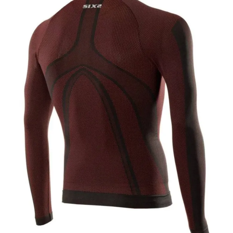 Maglia Intima Tecnica Termica Unisex Sixs TS2 Rosso Scuro