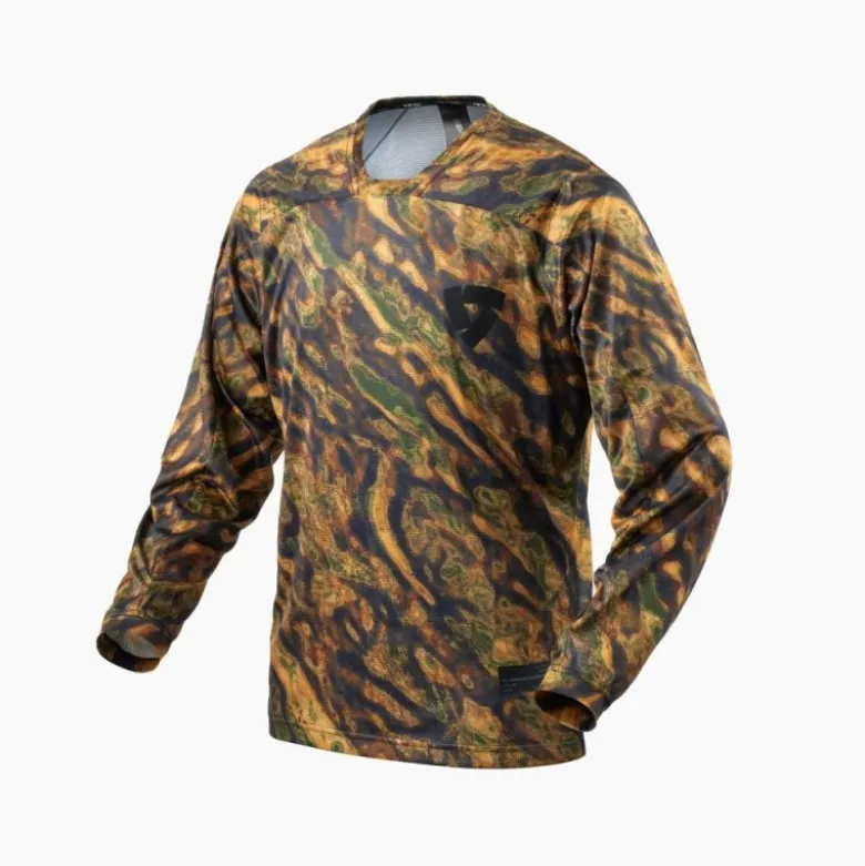 Maglia Revit Emulsion Nero Marrone