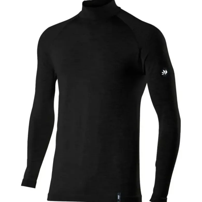 Maglia Tecnica Termica Lupetto Sixs TS3-MERINOS Wool Black