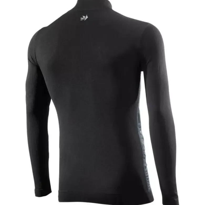Maglia Tecnica Termica Lupetto 4 Stagioni Antivento Sixs WB-TS3 Nero
