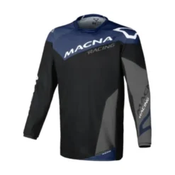 Maglia Unisex Fuoristrada Macna Backyard-1 Nero Blu