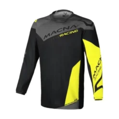 Maglia Unisex Fuoristrada Macna Backyard-1 Nero Giallo