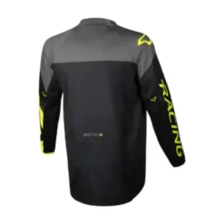 Maglia Unisex Fuoristrada Macna Backyard-1 Nero Giallo