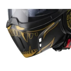 Mentoniera Maori Nero Oro Caberg Per Caschi Ghost