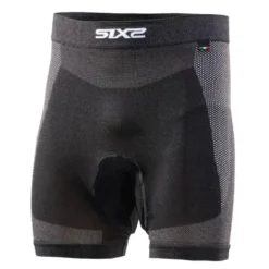 Pantaloncini Leggeri Intimi Con Imbottitura Protettiva Sixs BT-CC2L Nero Carbon