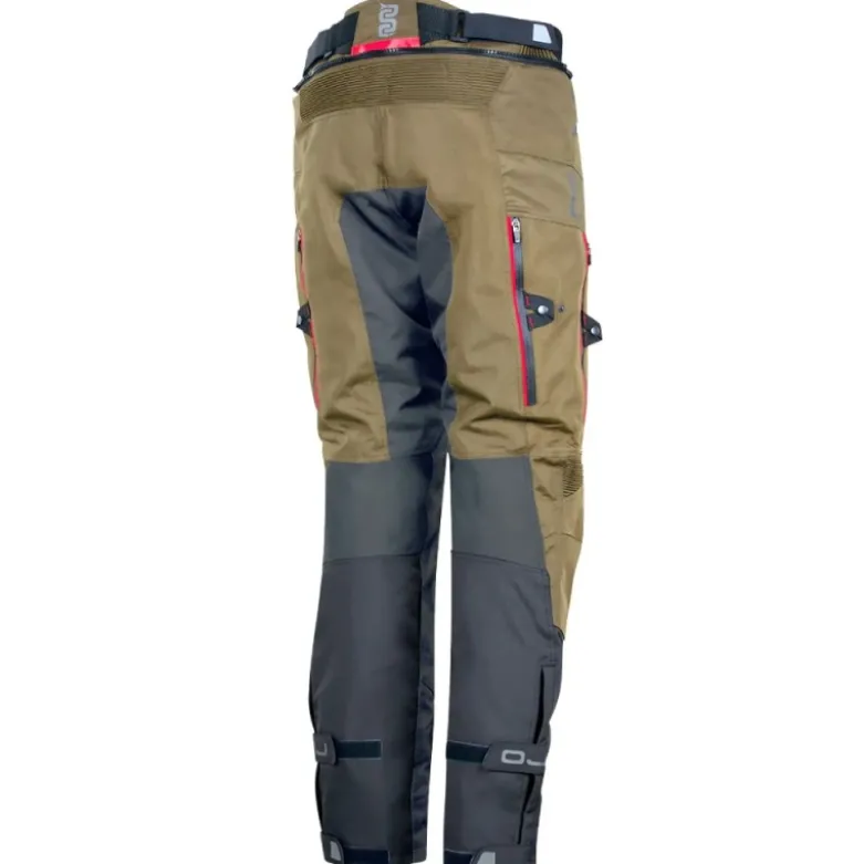 Pantalone in Tessuto OJ Escaper Verde Nero Rosso