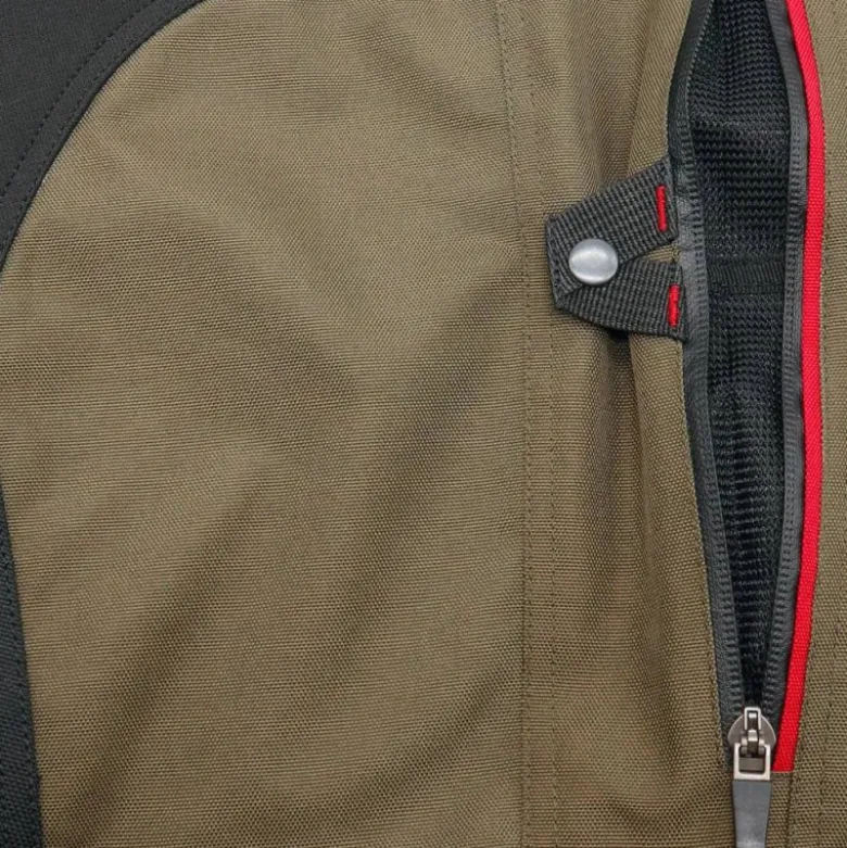 Pantalone in Tessuto OJ Escaper Verde Nero Rosso
