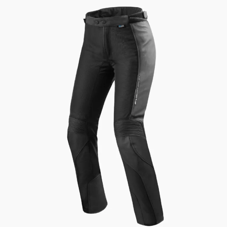 Pantaloni Donna In Pelle Revit Ignition 3 Ladies Nero Accorciato