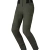 Pantaloni Donna in Tessuto Ls2 Router Verde Oliva