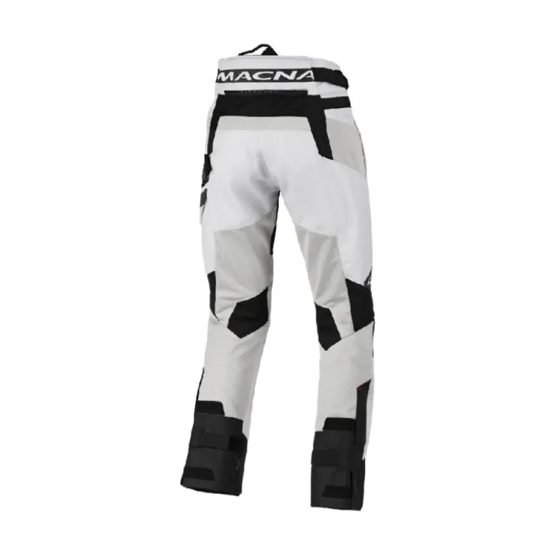 Pantaloni Donna In Tessuto Macna Cargo Qargon Nero Grigio Accorciato