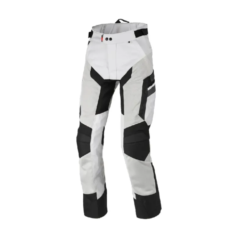 Pantaloni Donna In Tessuto Macna Cargo Qargon Nero Grigio Accorciato