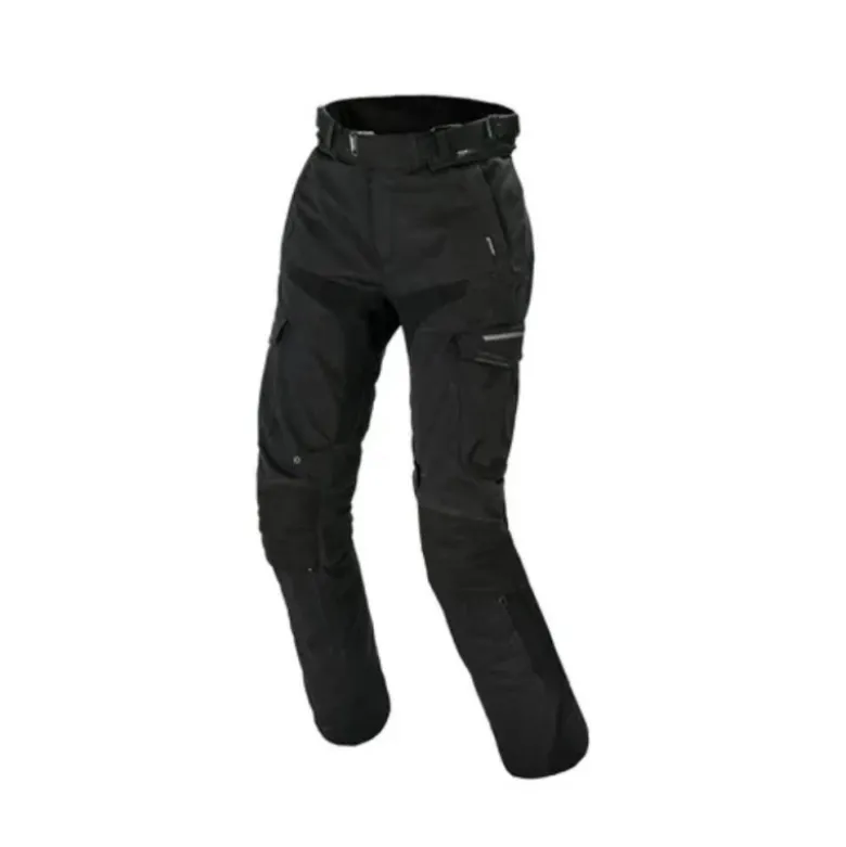 Pantaloni Donna In Tessuto Macna Novado Nero Accorciato