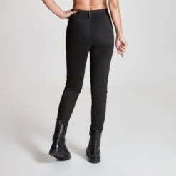 Pantaloni Donna in Tessuto Spidi Moto Leggings Nero