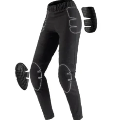 Pantaloni Donna in Tessuto Spidi Moto Leggings Nero