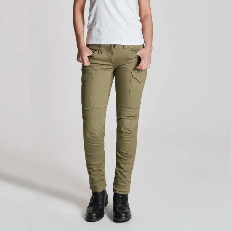 Pantaloni Donna in Tessuto Spidi Pathfinder Cargo Lady Militare