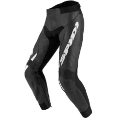 Pantaloni in Pelle Spidi Teker 2 Nero/Bianco