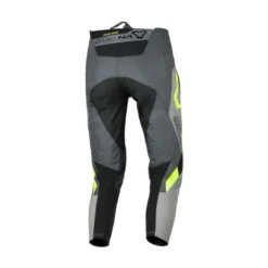 Pantaloni In Pelle Unisex Fuoristrada Macna Chameleon-1 Grigio Giallo