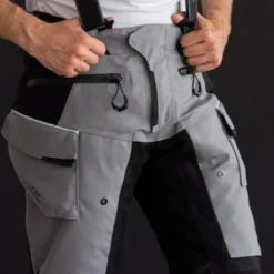 Pantaloni In Tessuto Ls2 Apollo Nero Grigio Scuro
