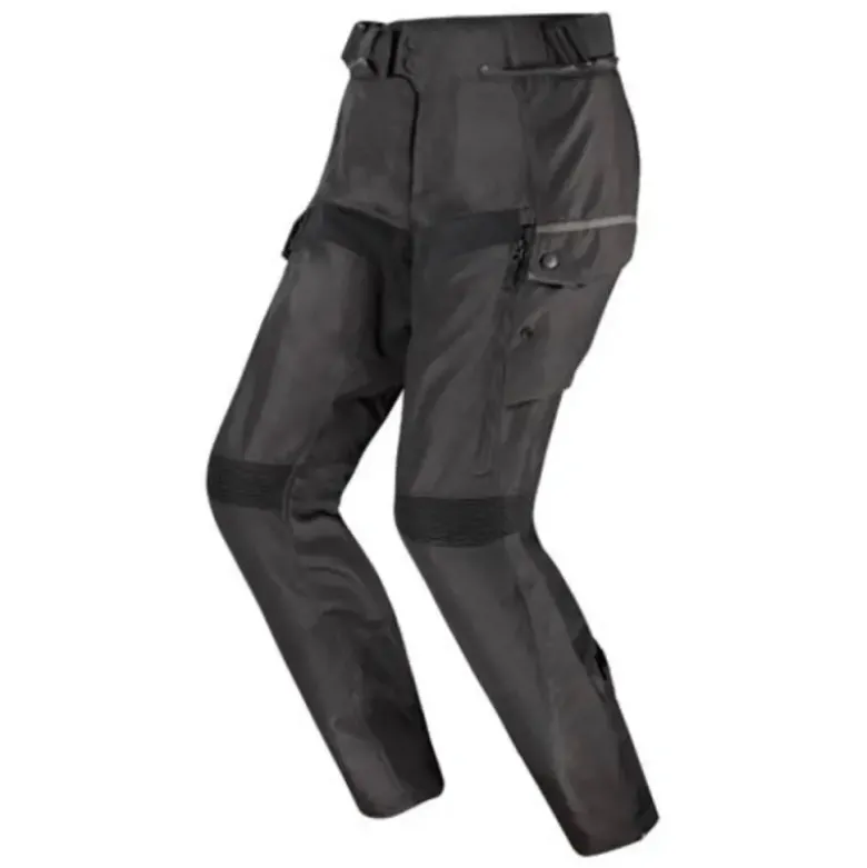 Pantaloni in Tessuto Ls2 Travel Nero Grigio Allungato