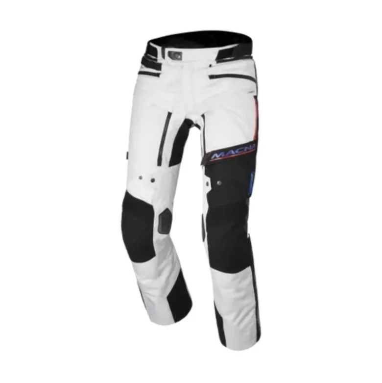 Pantaloni in Tessuto Macna Novac Bianco Rosso