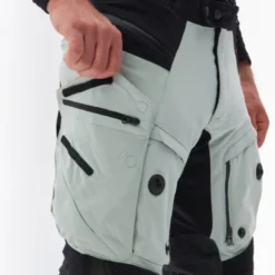 Pantaloni In Tessuto Rebelhorn Range Grigio Nero Rosso