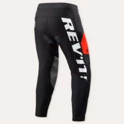 Pantaloni In Tessuto Revit Lejano Nero Rosso Accorciato
