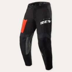 Pantaloni In Tessuto Revit Lejano Nero Rosso Accorciato