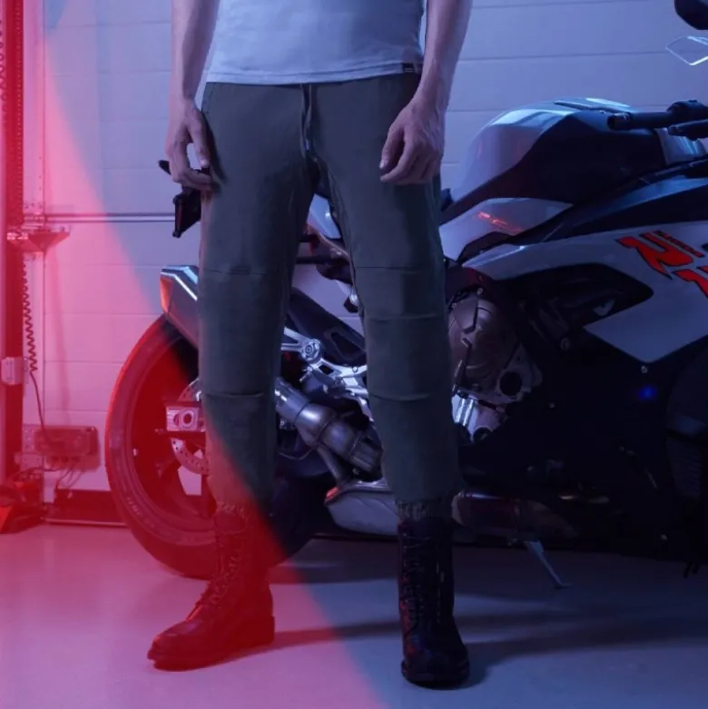 Pantaloni in Tessuto Spidi Moto Jogger Blu
