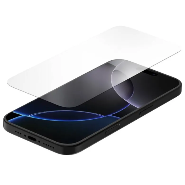Pellicola Protettiva In Vetro Temperato Quad Lock Per iPhone 16 Pro