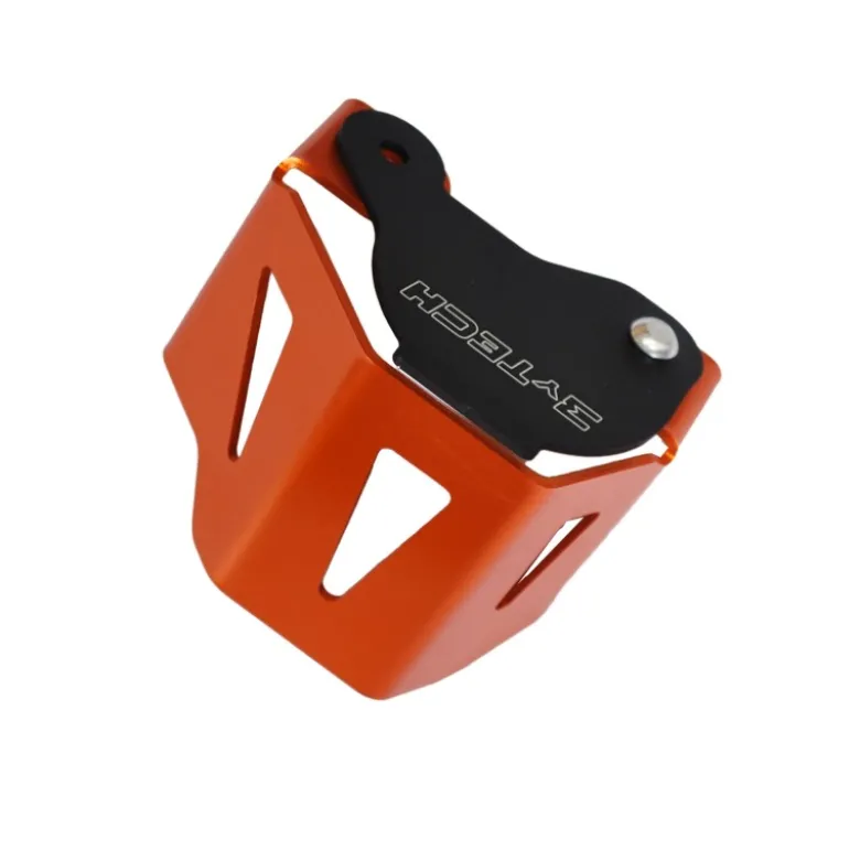 Protezione Serbatoio Olio Freno Anteriore MyTech KTM405A Arancione