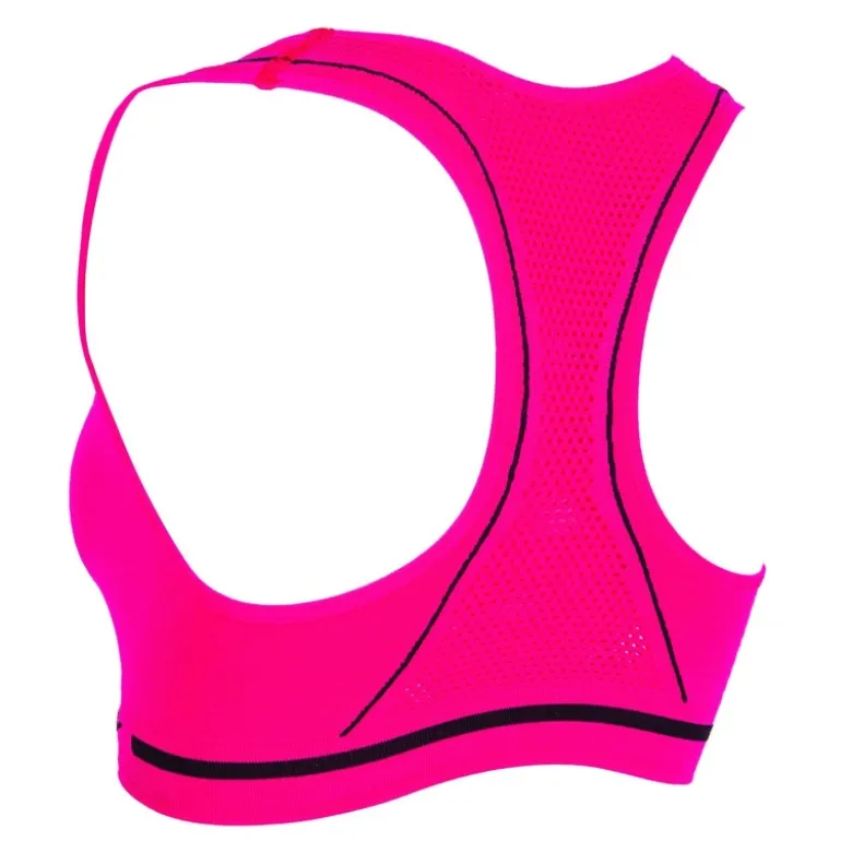 Reggiseno Donna Tecnico Riday Ultra Traspirante e Antiodore Rosa Nero