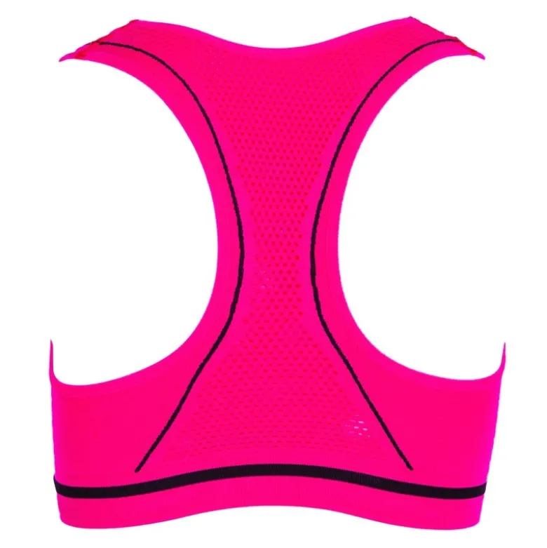 Reggiseno Donna Tecnico Riday Ultra Traspirante e Antiodore Rosa Nero