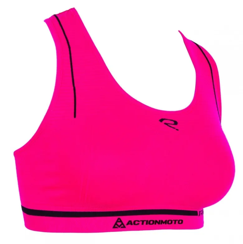 Reggiseno Donna Tecnico Riday Ultra Traspirante e Antiodore Rosa Nero