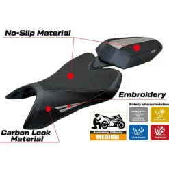 Rivestimento sella compatibile - Aprilia Tuono 457 2025 - mod Vignesh Ultragrip