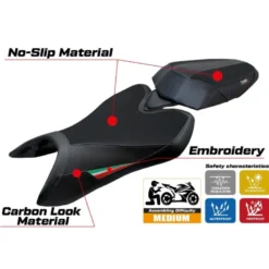 Rivestimento sella compatibile - Aprilia Tuono 457 2025 - mod Vignesh