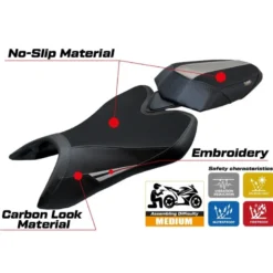 Rivestimento sella compatibile - Aprilia Tuono 457 2025 - mod Vignesh