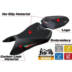 Rivestimento sella compatibile - Aprilia Tuono 457 2025 - mod Vignesh