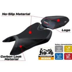 Rivestimento sella compatibile - Aprilia Tuono 457 2025 - mod Vignesh