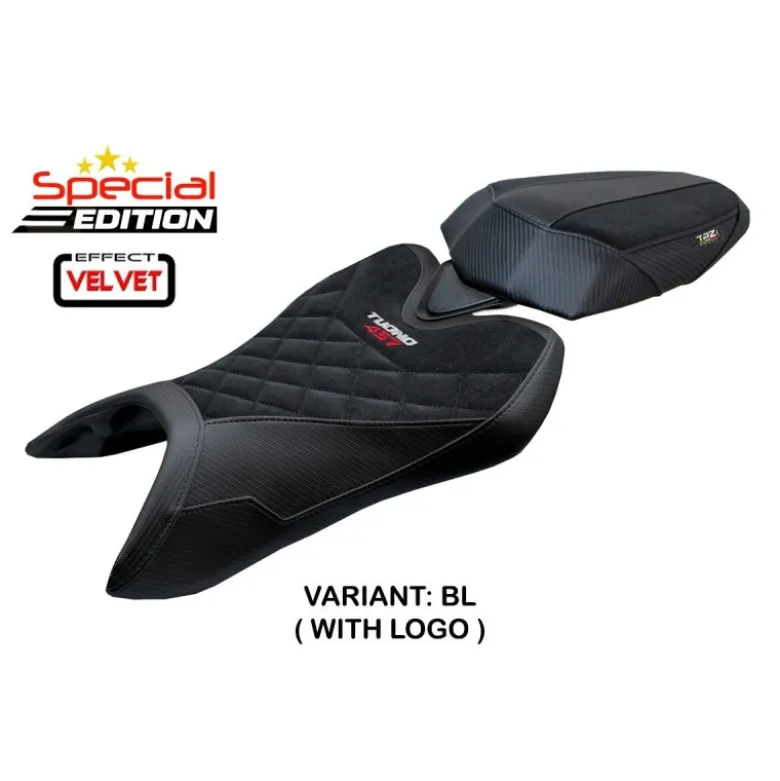 Rivestimento sella compatibile - Aprilia Tuono 457 2025 - mod Vignesh Velvet Special Edition