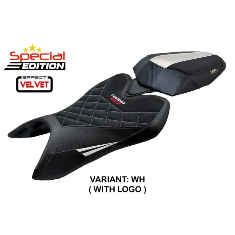 Rivestimento sella compatibile - Aprilia Tuono 457 2025 - mod Vignesh Velvet Special Edition