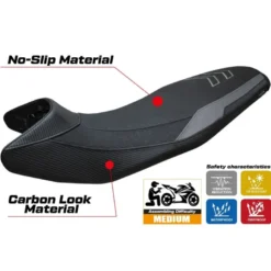 Rivestimento sella compatibile - BMW F 900 GS 2024-2025 - mod Nemo Ultragrip