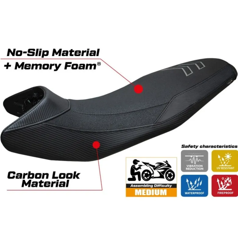 Rivestimento sella compatibile - BMW F 900 GS 2024-2025 - mod Nemo Ultragrip