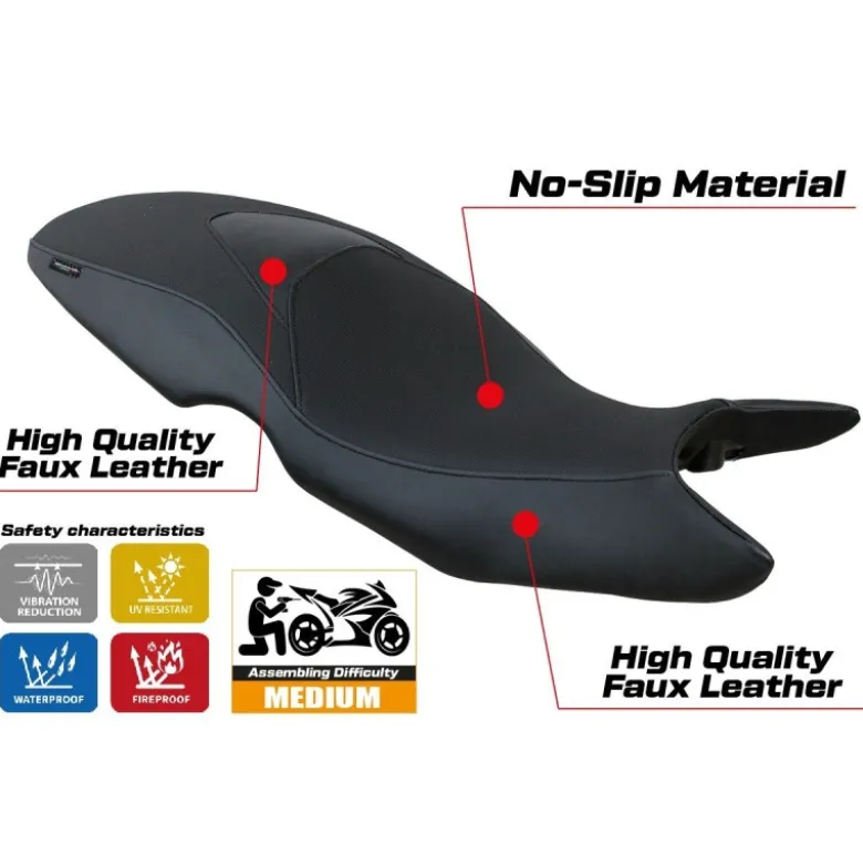 Rivestimento sella compatibile - BMW F 800 GT 2012-2016 - mod Tallin