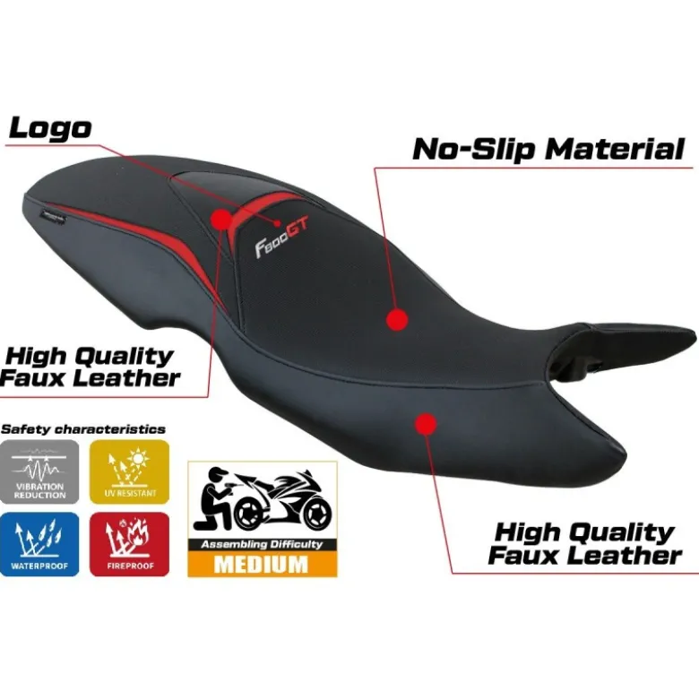 Rivestimento sella compatibile - BMW F 800 GT 2012-2016 - mod Tallin