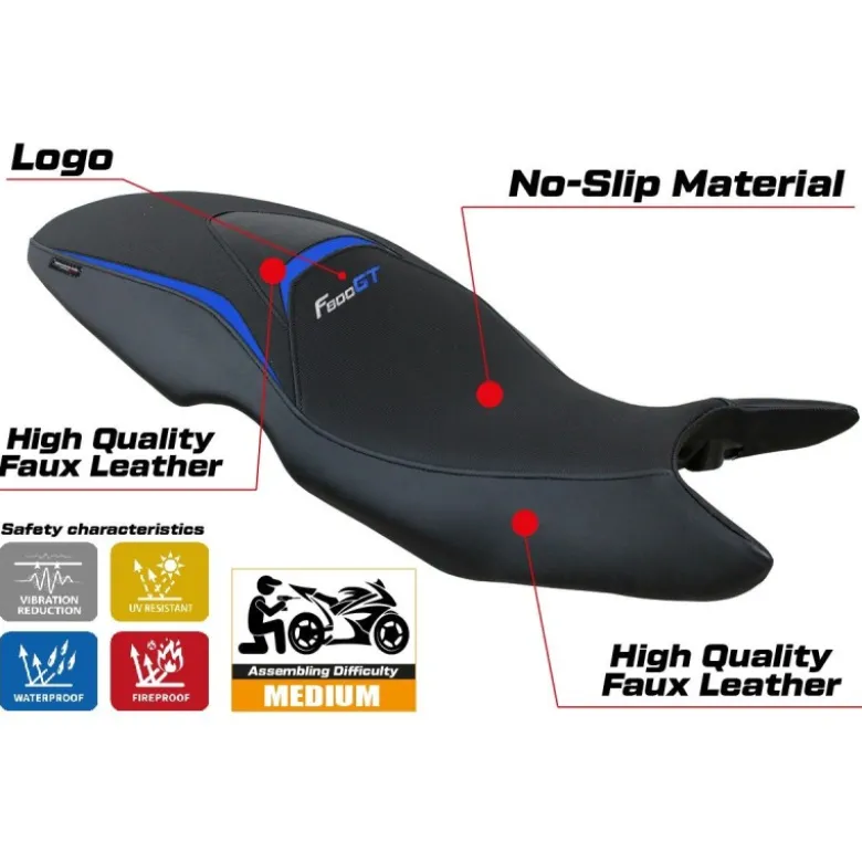 Rivestimento sella compatibile - BMW F 800 GT 2012-2016 - mod Tallin