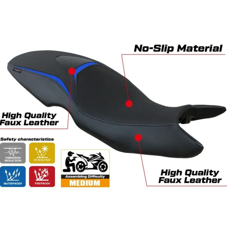 Rivestimento sella compatibile - BMW F 800 GT 2012-2016 - mod Tallin