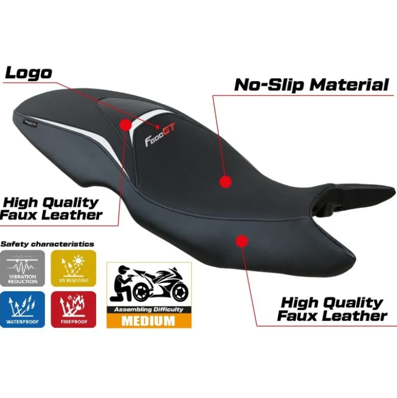 Rivestimento sella compatibile - BMW F 800 GT 2012-2016 - mod Tallin