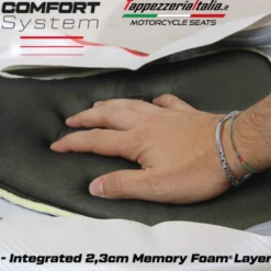 Rivestimento sella compatibile - BMW F 800 GT 2012-2016 - mod Tallin Comfort System