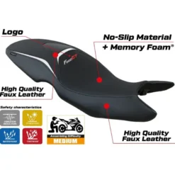 Rivestimento sella compatibile - BMW F 800 GT 2012-2016 - mod Tallin Comfort System